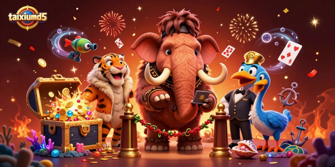 Engage with taixiumd5 as a bouncer checks IDs at a vibrant casino entrance filled with treasures.