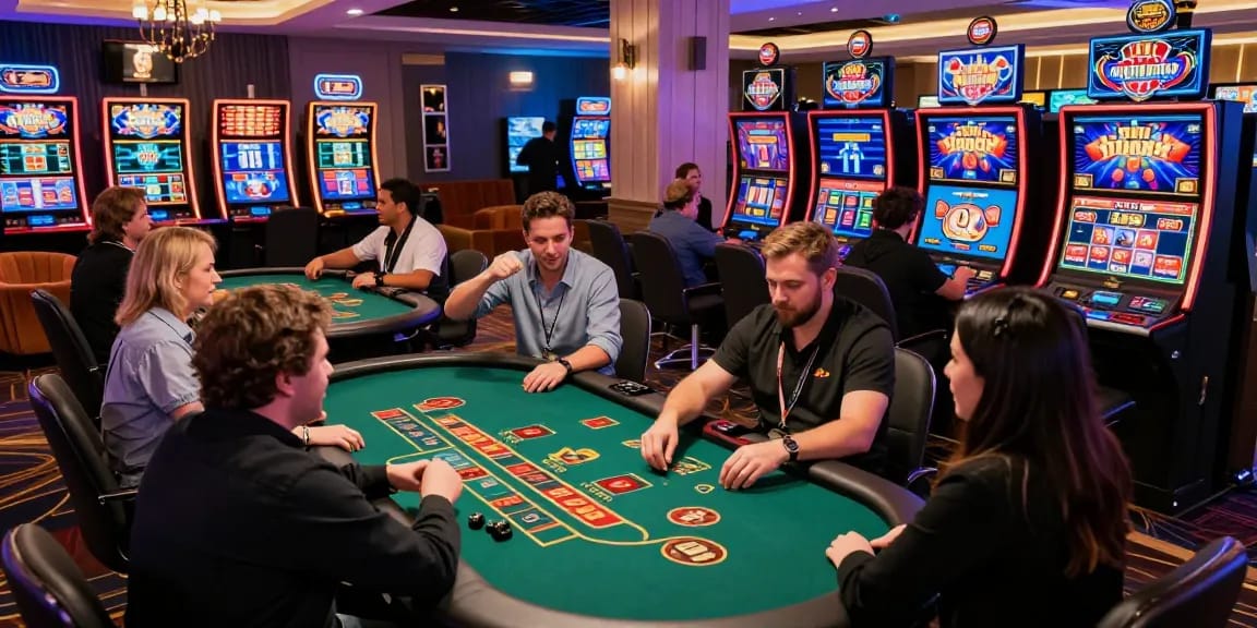 Exciting online gaming at HITCLUB featuring live dealers and vibrant slot machines
