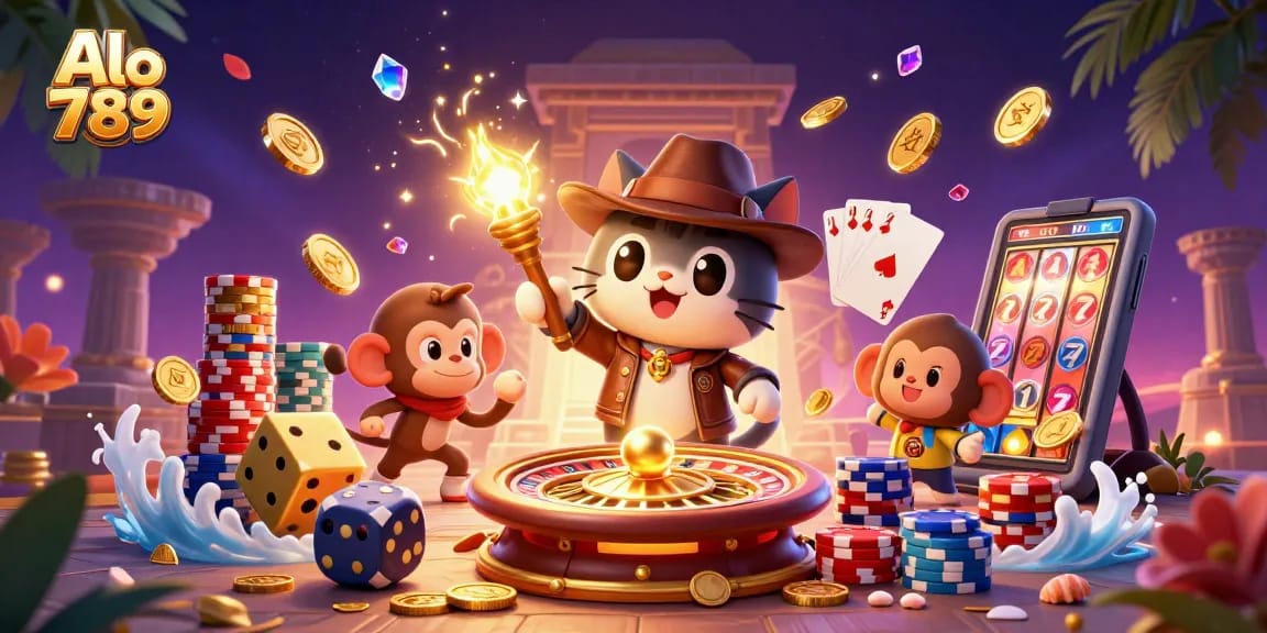 Engage with Alo 789 by enjoying thrilling casino games and winning strategies through vivid illustration.