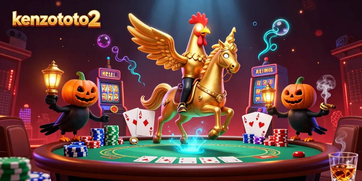 Permainan slot menarik di kenzototo2 dengan simbol keberuntungan dan kemenangan yang nyata.