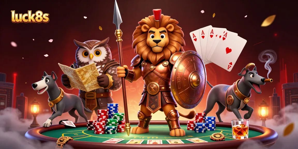 Experience luck8s in an innovative casino setting with vibrant characters and dynamic gaming elements.