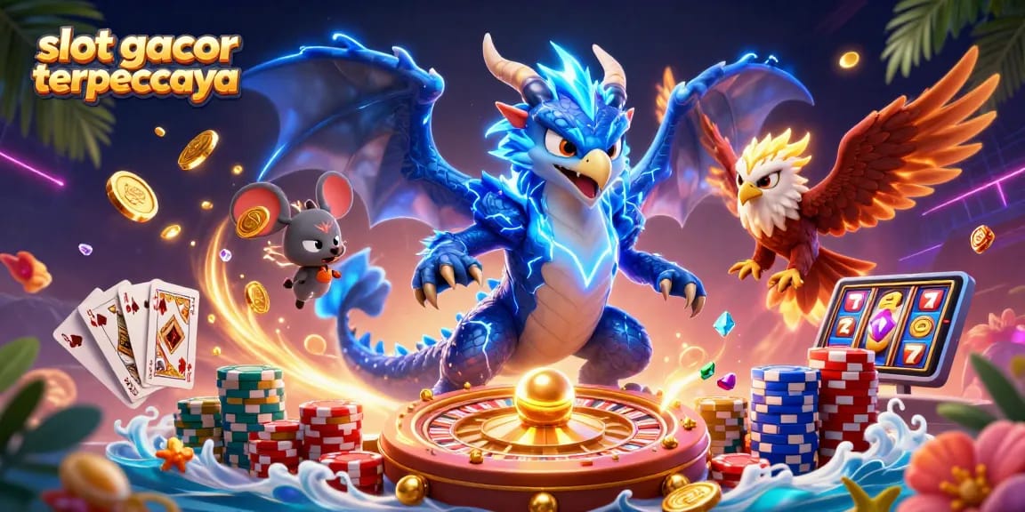 Experience the excitement of slot gacor terpercaya with dynamic gaming elements and vibrant characters.