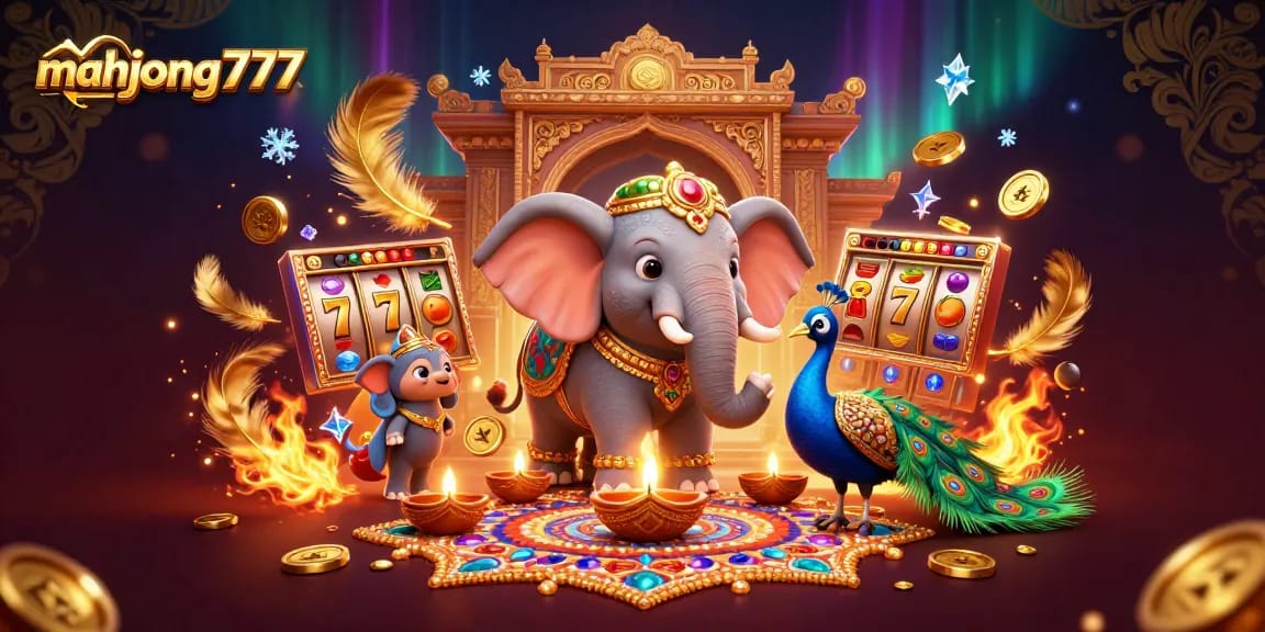 Engage in mahjong777 with a vibrant, immersive gaming environment featuring rich casino elements and sparkling visuals.