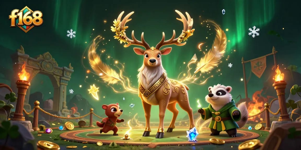 Engage in thrilling luck at f168, featuring vibrant 3D cartoon characters at an exciting casino