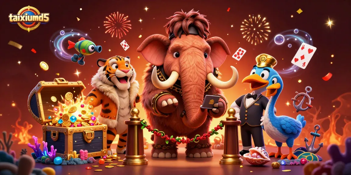 Engage with taixiumd5 as a bouncer checks IDs at a vibrant casino entrance filled with treasures.