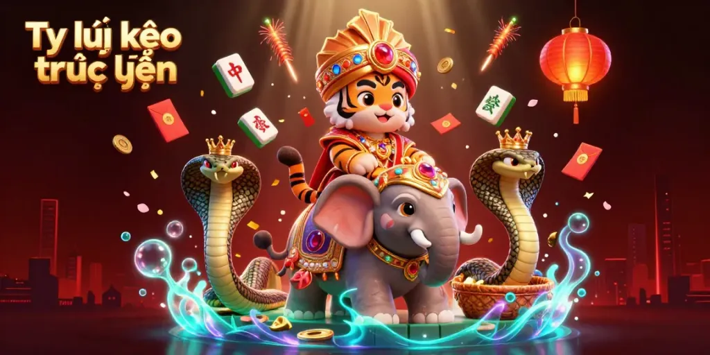 Experience Tỷ lệ kèo trực tuyến with vibrant gaming elements and characters in dazzling illustration.