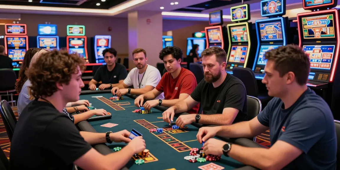 Engaged players at credit card casinos in 2026, showcasing the excitement of online gaming at https://troyuk.co.uk.
