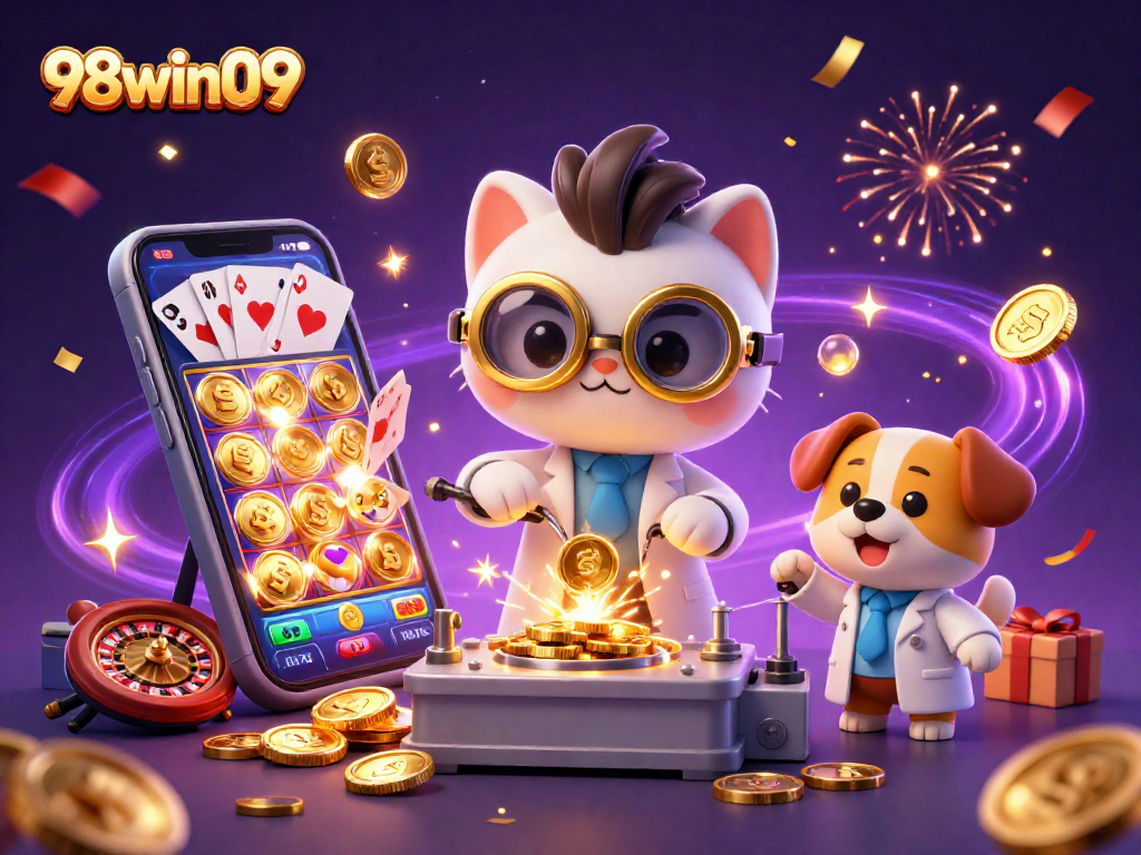 Join the fun at 98win09 while winning gold coins in an exciting casino adventure!