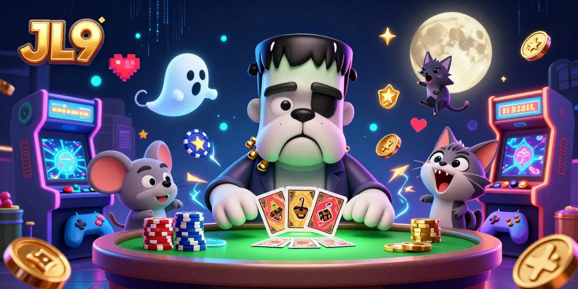 JL9: Dive into thrilling online fun with a monster dealer and whimsical gaming elements.
