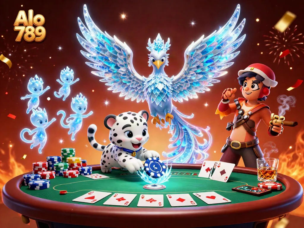 Bet on Alo 789 for an exhilarating game experience featuring vibrant characters and casino elements.
