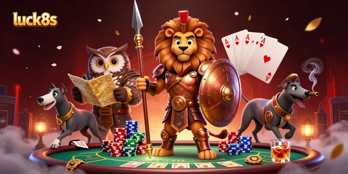 Experience luck8s in an innovative casino setting with vibrant characters and dynamic gaming elements.