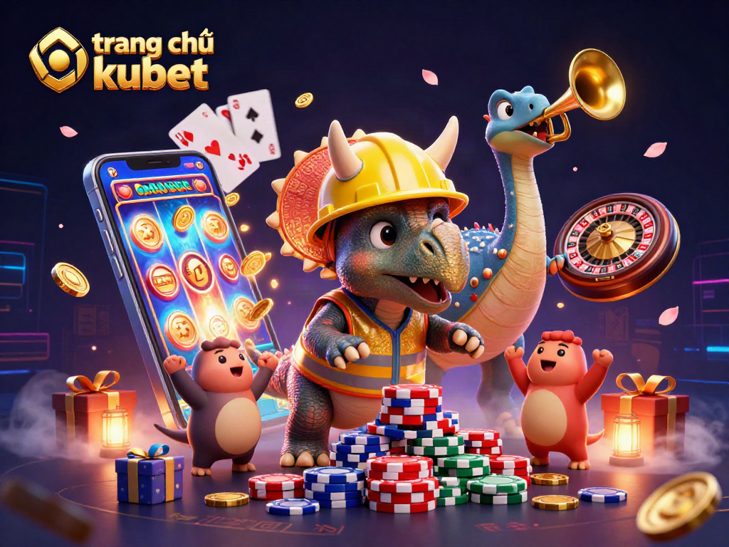 Enjoy dynamic gaming at trang chủ kubet with thrilling slot games and animated dinosaur characters.