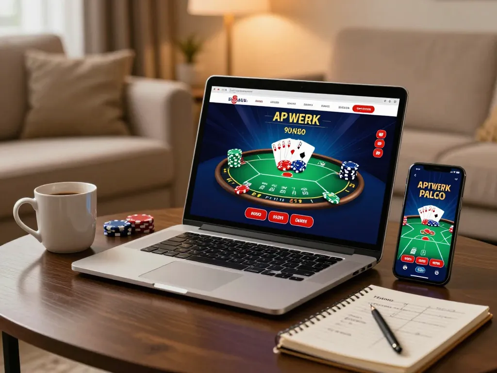 Engage with thrilling poker gameplay on 789win platform in a cozy home setting.