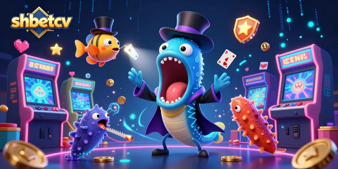 Experience the thrilling magic of shbetcv with an enchanting undersea casino scene featuring stellar characters and games.