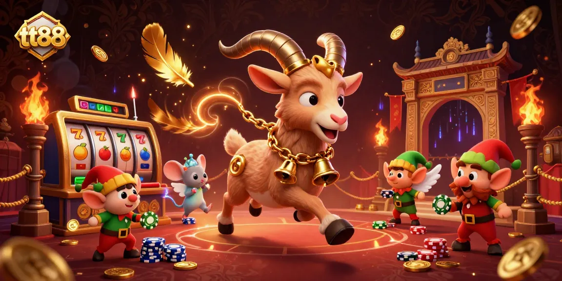 Experience thrilling gameplay at tt88 as a Krampus goat runs a spooky casino with mischievous elf gremlins.