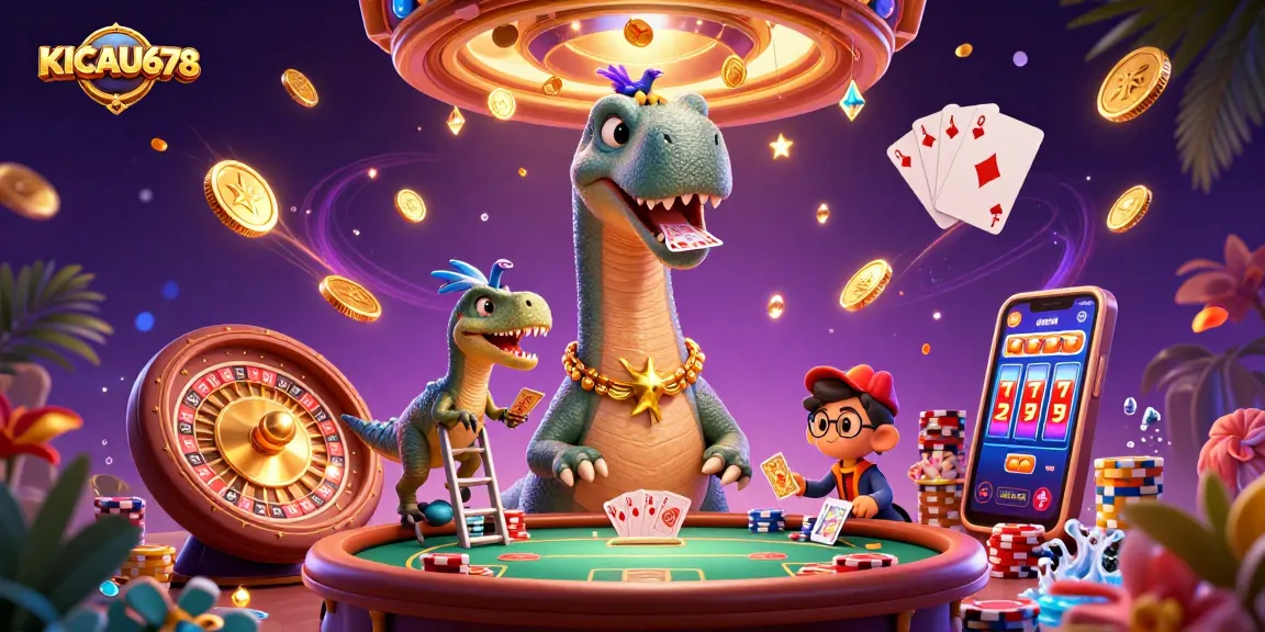 KICAU678 offers an amazing dinosaur-themed gaming experience with immersive slot games and poker.