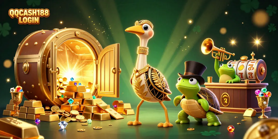 Experience the thrill at QQCASH188 LOGIN with vibrant slot games and dynamic scenes of winning!