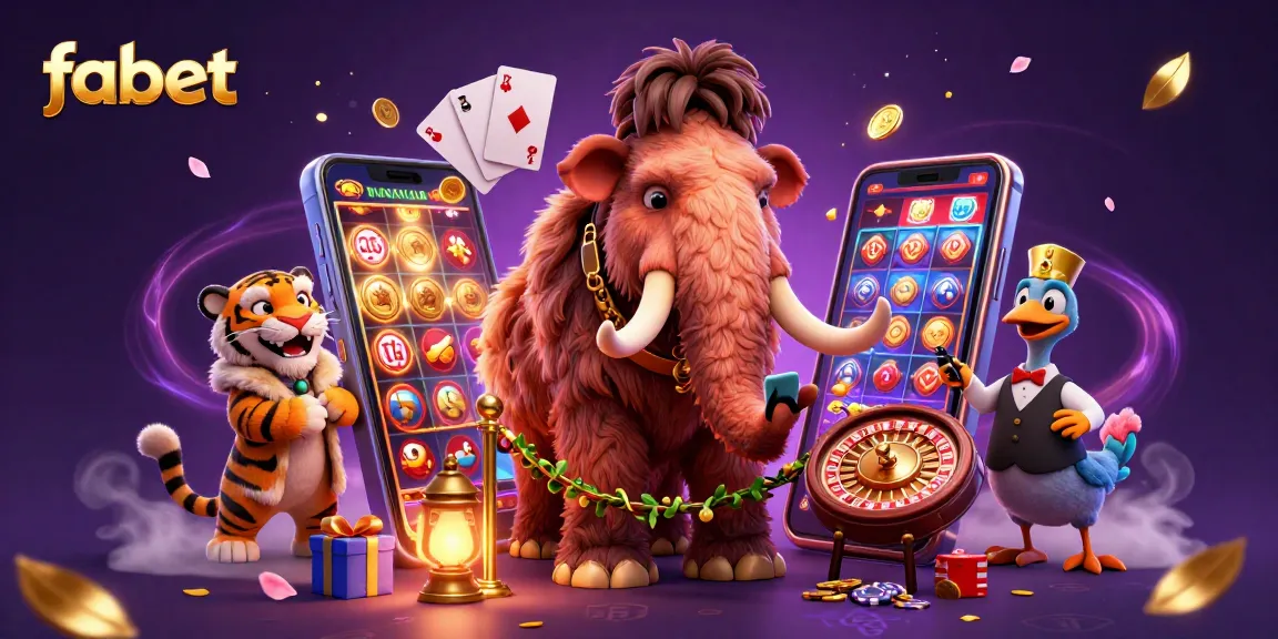 Engage with fabet's dynamic gaming scene showcasing a vibrant casino atmosphere.