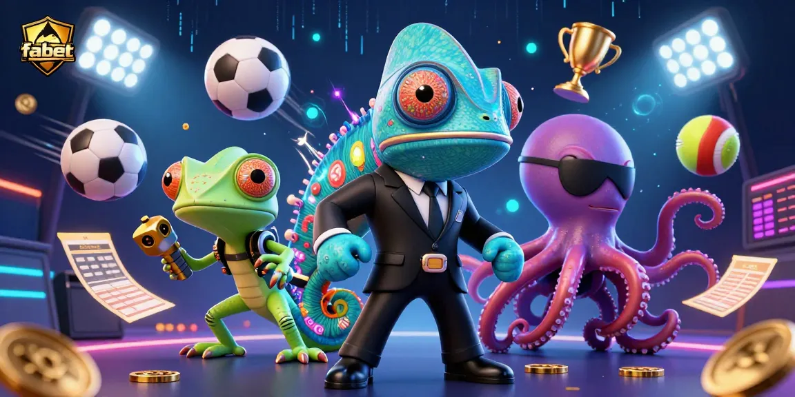 Experience fabet's thrilling sports betting scene with dynamic characters and vibrant game elements.