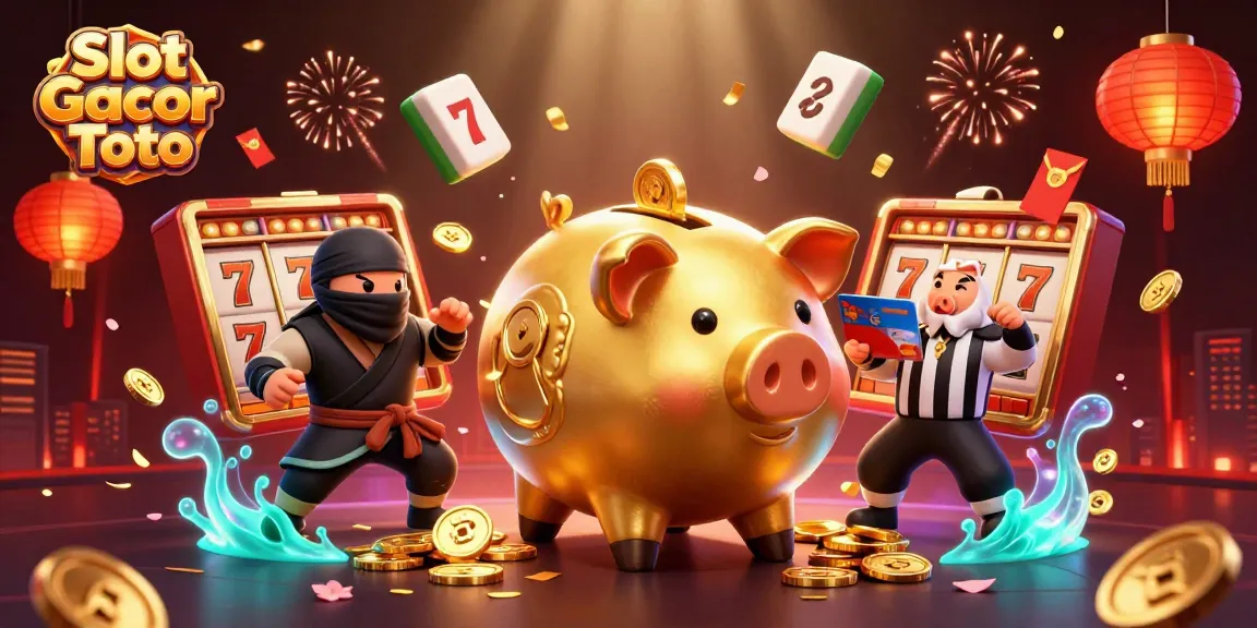 Experience thrilling gameplay at Slot Gacor Toto with vibrant slot reels and dynamic action.