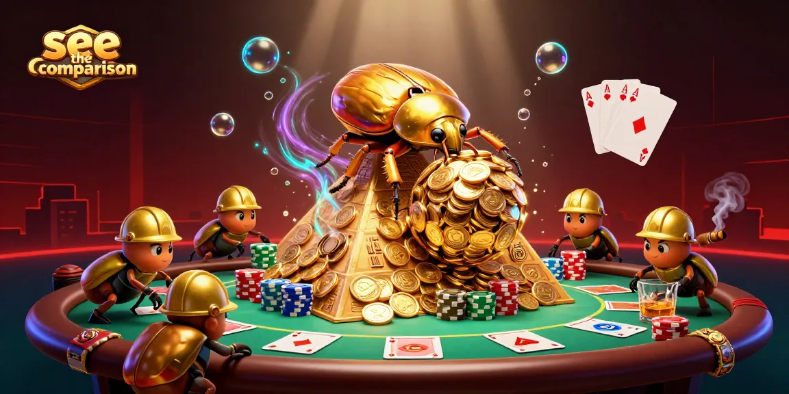 Experience the excitement and see the comparison of dynamic betting options in an engaging casino scene.