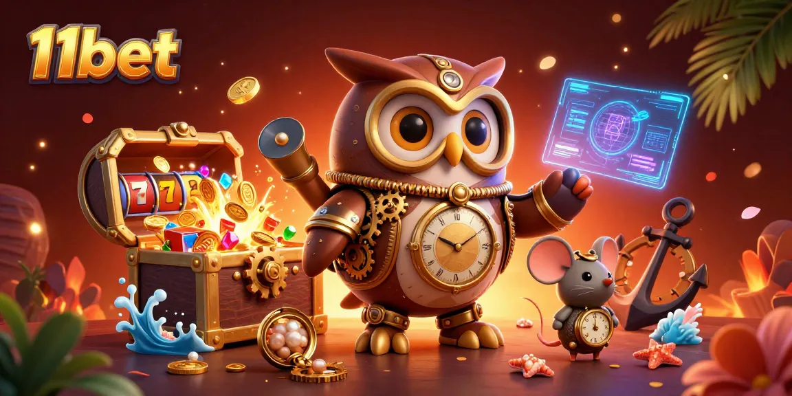 Engage in thrilling gameplay at 11bet with steampunk-themed casino adventure.