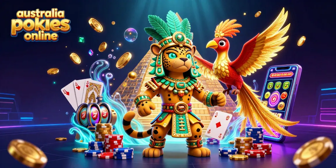 Experience thrilling gameplay with australia pokies online as Mayan characters offer luck and riches.