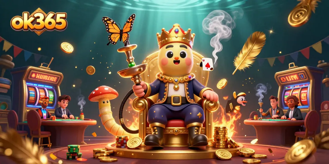 Experience exhilarating gaming at ok365 with vibrant casino elements and enchanting characters.