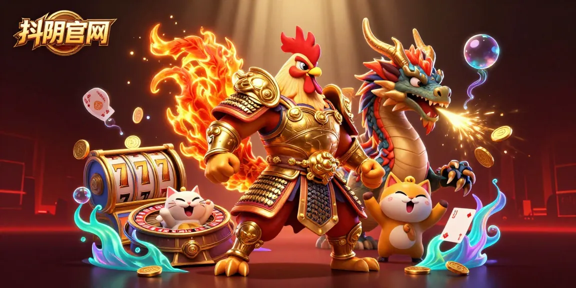 Engage in thrilling experiences at 抖阴官网 with dynamic 3D casino characters amid vibrant gaming elements.