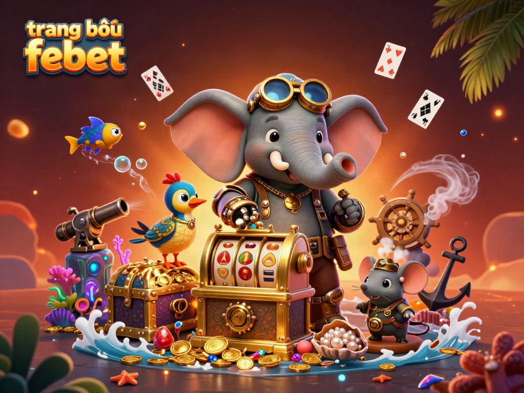 Experience the excitement of trang chủ febet with vibrant 3D characters and dynamic casino elements.