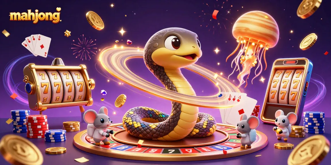 Win big on mahjong slots with vibrant scenes of cosmic gambling fun, 8K quality rendering.