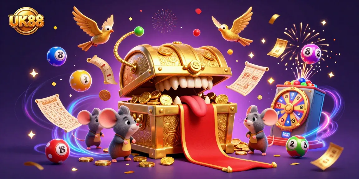 Engage with UK88 by winning exciting jackpots in a vibrant lottery scene filled with dynamic elements