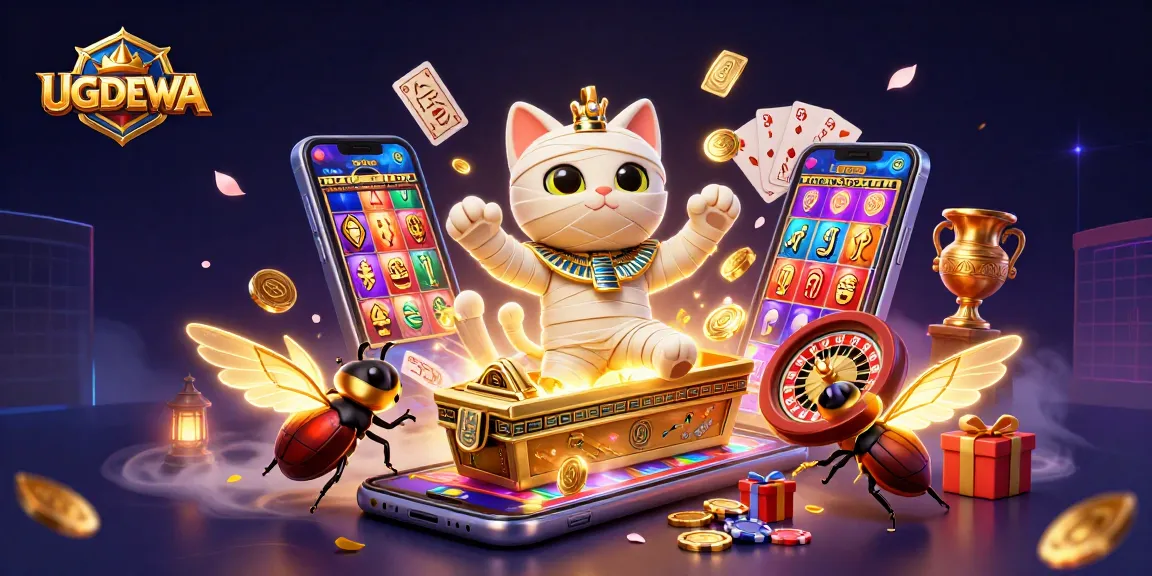 Activate the thrills of slots at UGDEWA with a dynamic scene of gaming excitement.