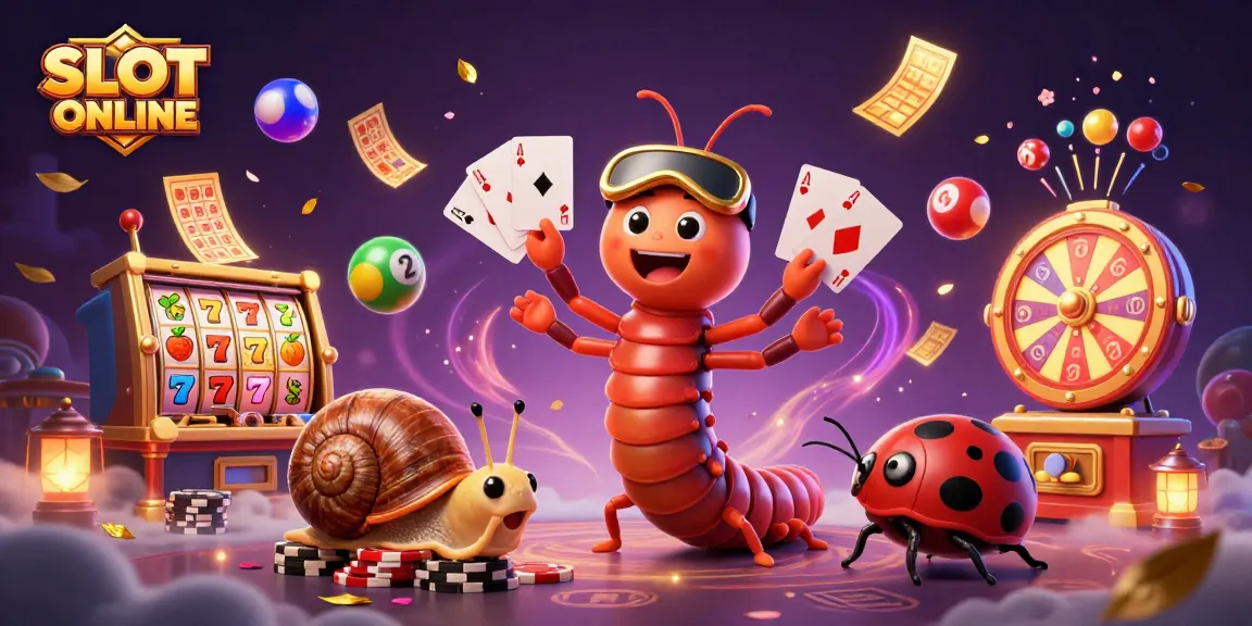 Spin the reels for excitement in SLOT ONLINE with our engaging cartoon dealer and vibrant gameplay elements.