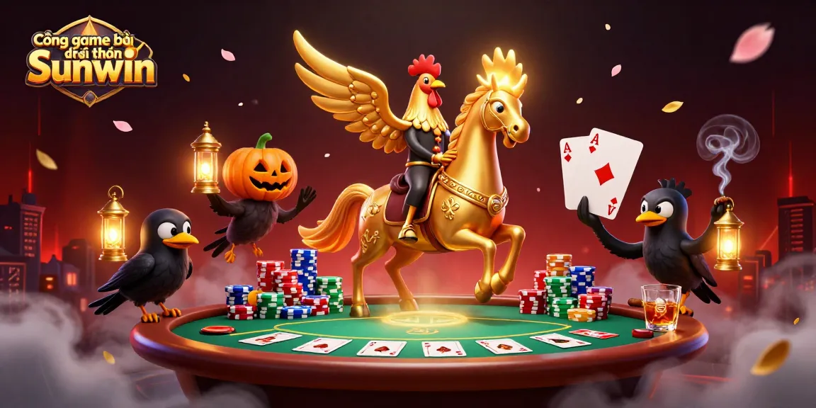 Engage with Cổng game bài đổi thưởng Sunwin in a vibrant casino setting featuring dynamic characters.