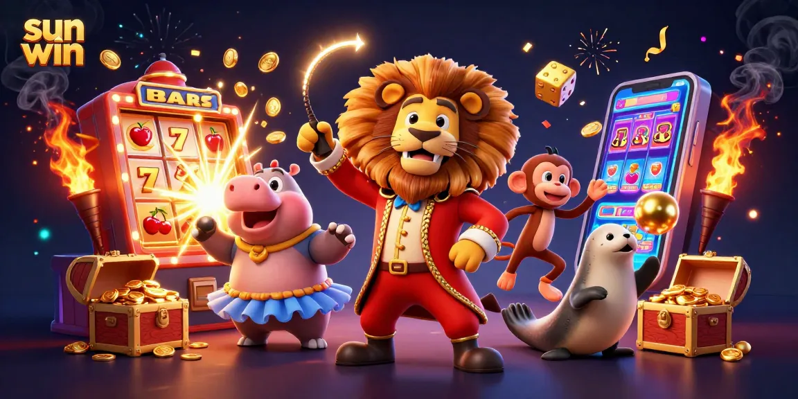 Experience thrilling gameplay at sun win with our vibrant casino characters and dynamic slot action.