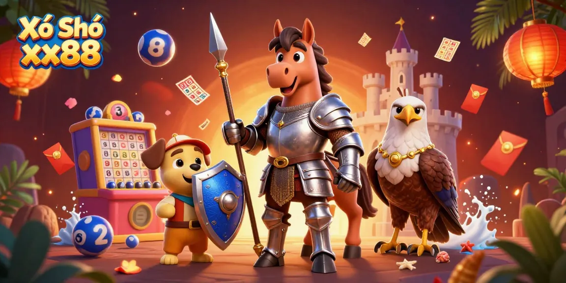 Engaging lottery scene showcasing thrilling Xổ Số xx88 experiences with dynamic game elements.