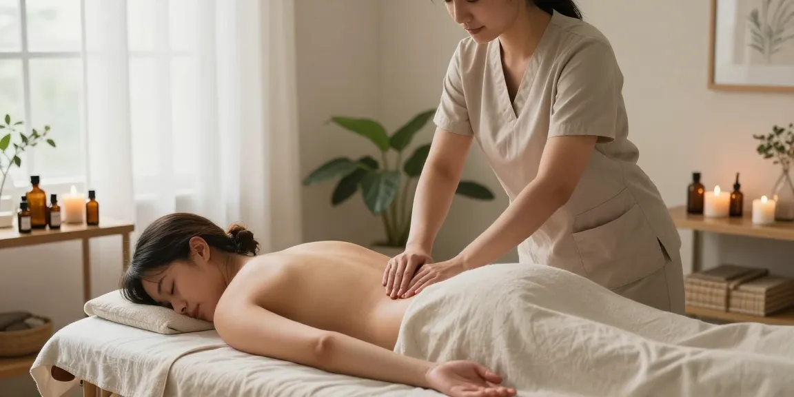 Experience 마포출장마사지 benefits in a calming home setting with professional healthcare services.