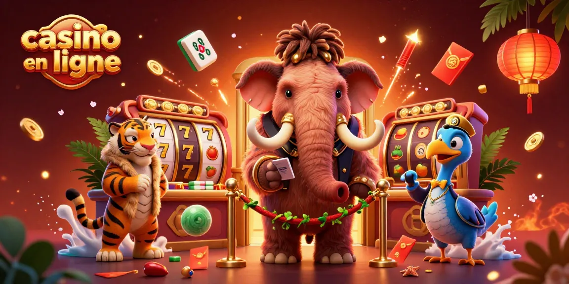 Jouez au casino en ligne avec des personnages colorés et des éléments de jeu, expérience immersive garantie.