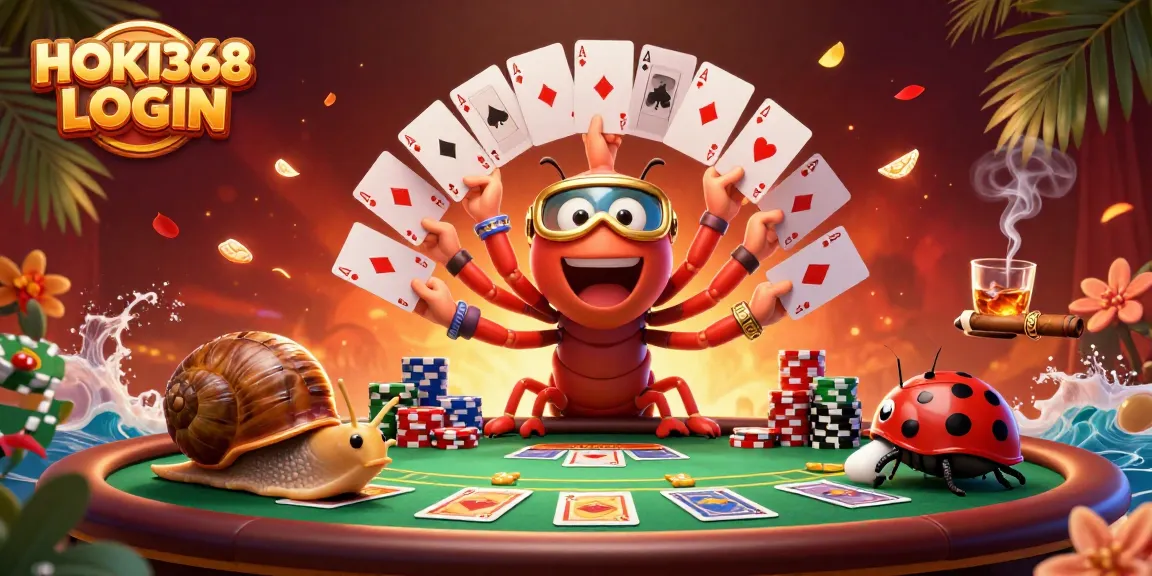 Join the fun with HOKI368 LOGIN as you experience thrilling poker action amidst a vibrant casino atmosphere.