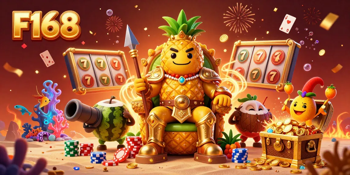 Experience thrilling gameplay at F168 with vibrant casino characters and rich gambling elements.