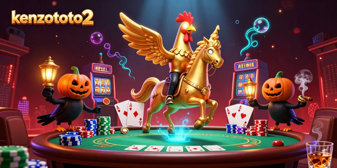 Permainan slot menarik di kenzototo2 dengan simbol keberuntungan dan kemenangan yang nyata.