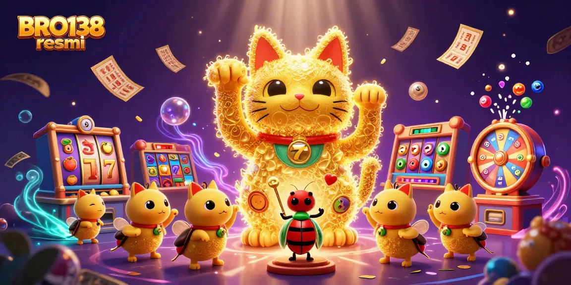 Experience the thrill of casino gaming at BRO138 resmi, featuring vibrant slots and exciting jackpot symbols.