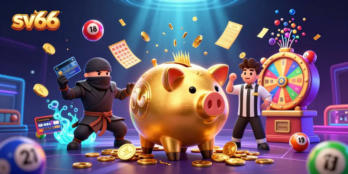 Experience thrilling action in sv66's vibrant casino scene featuring a sumo wrestler and dynamic game elements.