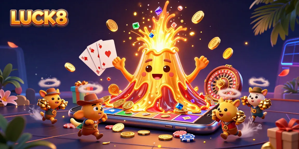 LUCK8 invites gamers to enjoy thrilling jackpot opportunities with vibrant casino elements.