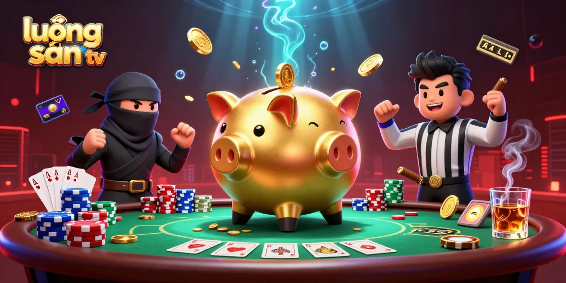 Lương Sơn TV showcases dynamic casino action with vibrant characters and thrilling poker elements.