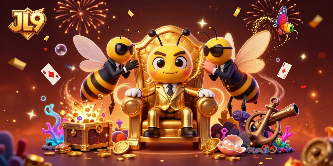 Experience excitement at JL9 with our lively 3D casino scene filled with game elements.