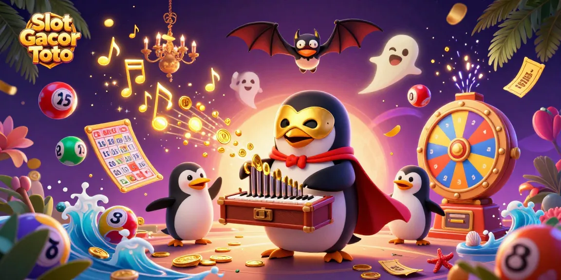 Experience the thrill of Slot Gacor Toto with colorful themed gameplay elements in a captivating 3D scene.
