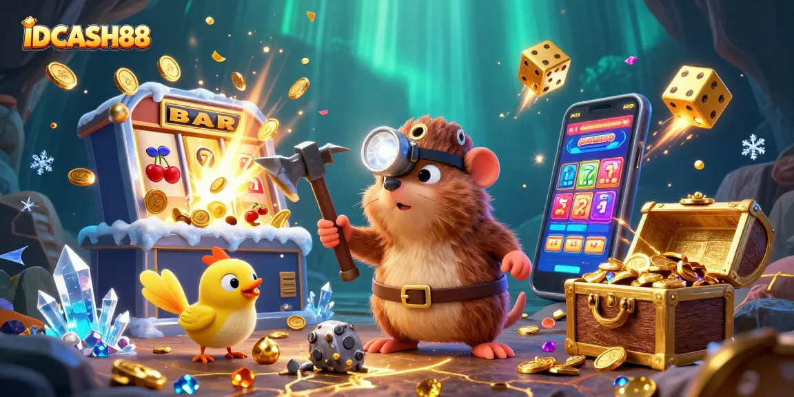 Explore gaming excitement at IDCASH88's vibrant slot world filled with jackpots and treasures.