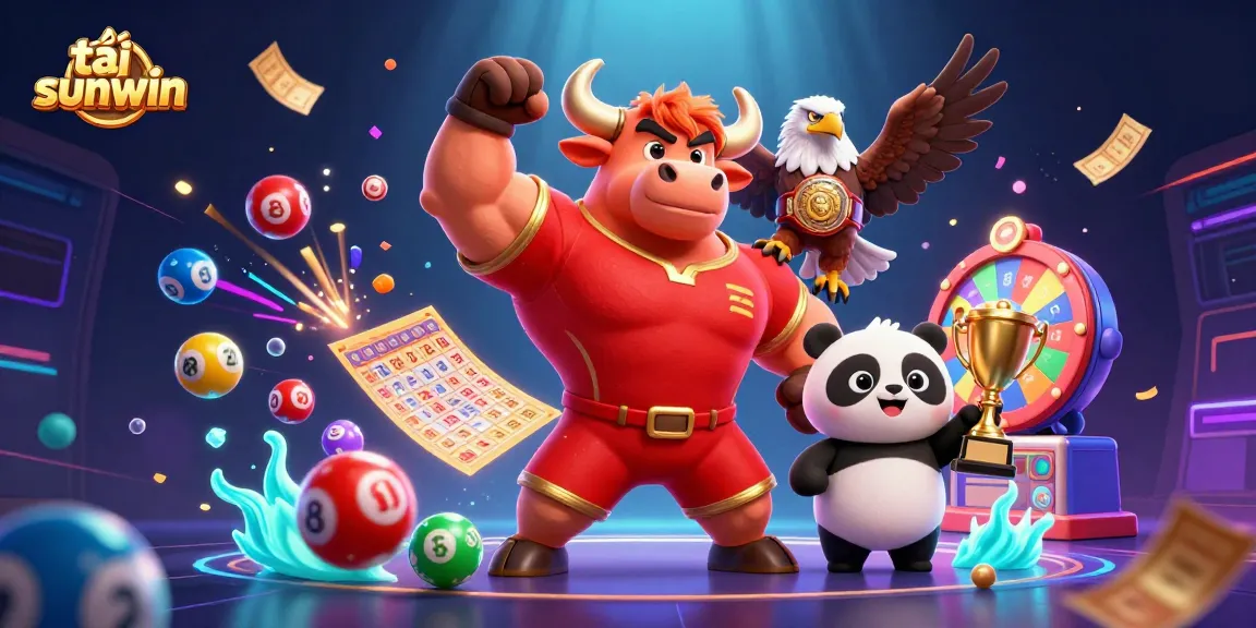 Engage in exciting gameplay with tải sunwin featuring dynamic characters and colorful lottery elements.